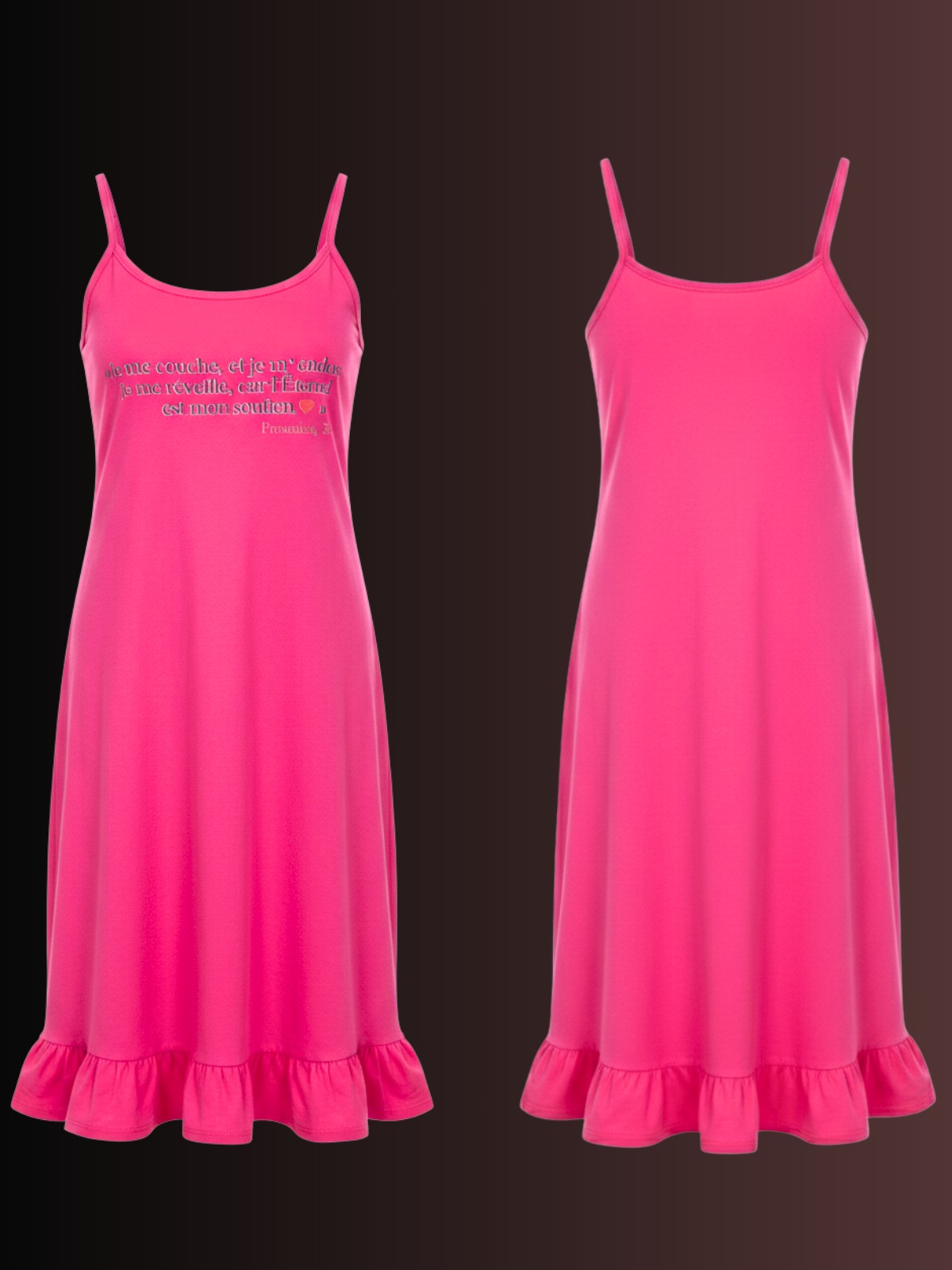 Robe de Nuit Fuchsia – Image 3